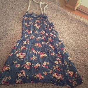 Floral sun dress with cute back